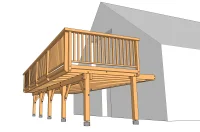 Vignette de la rubrique : Terrasse sur pilotis
