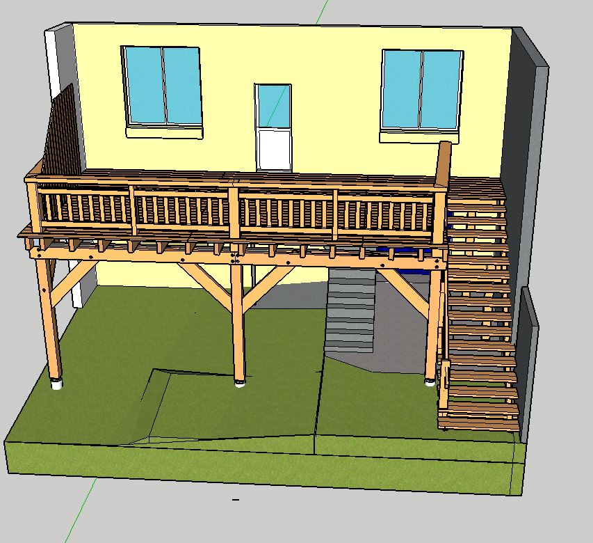 Plan Pour Terrasse En Bois Sur Pilotis