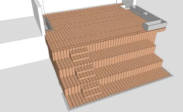 Mise en place des accessoires extérieures