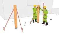 Vignette de l'article : Elévation des poteaux
