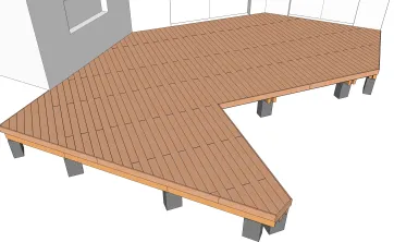 Vue des bandeaux de finition 2