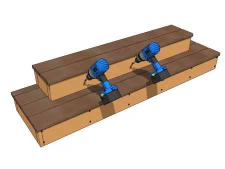 Construire un escalier plateforme