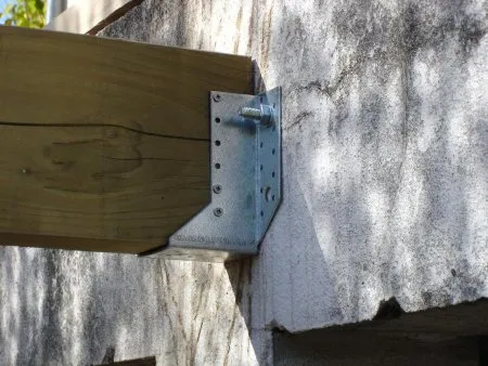 Montage des poutres porteuses