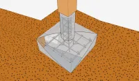 Vignette de l'article : Réalisation des semelles en béton