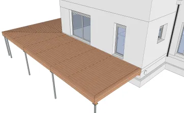 Vue des bandeaux de finition 1
