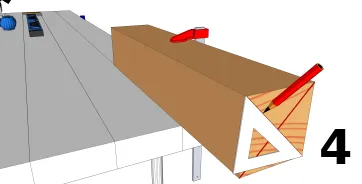 Repérage des lignes de centrage