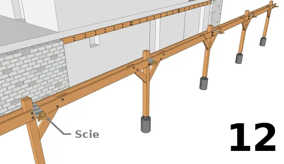 Étêter les poteaux