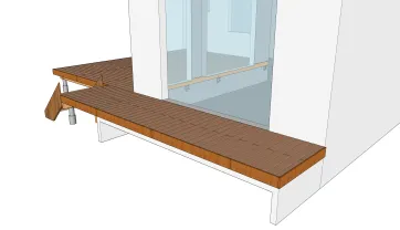 Vue des bandeaux de finition 1