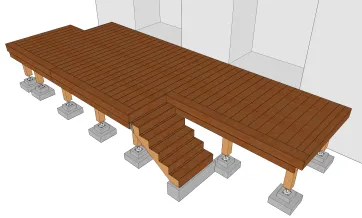 Vue des bandeaux de finition 1