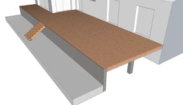 Vue des bandeaux de finition 1