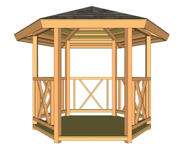 Vous téléchargerez les plans de ce magnifique KIOSQUE