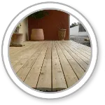 Vignette de l'article : Sur dalle en Robinier