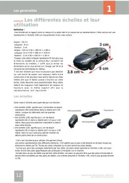 Extrait de la rubrique échelles et leur utilisation