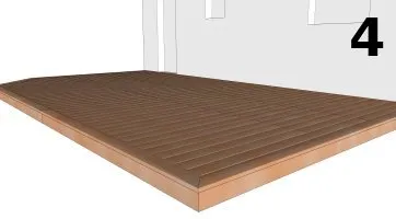 Mise en place des bandeaux de finition.