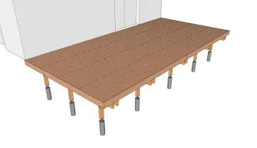 Vue des bandeaux de finition 1