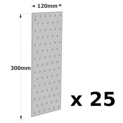 Plaques Perforées - Réf. NP20/120/300_25