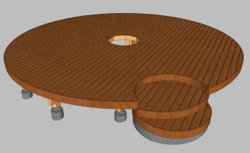 Vue des bandeaux de finition 1