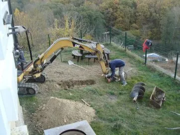 Montage de la tarière