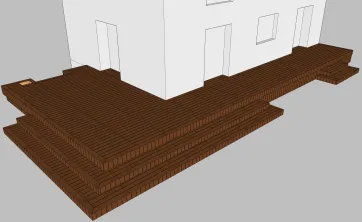 Vue des bandeaux de finition 1