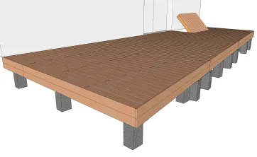 Vue des bandeaux de finition 1