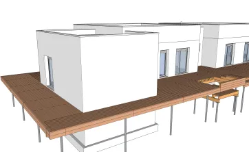 Vue des bandeaux de finition 3