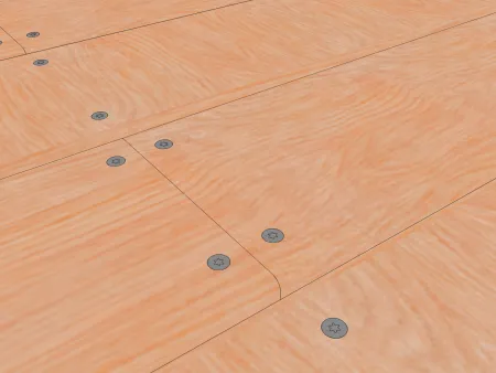 Répartition des vis