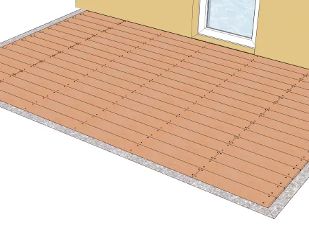 La pose ras de sol STANDARD