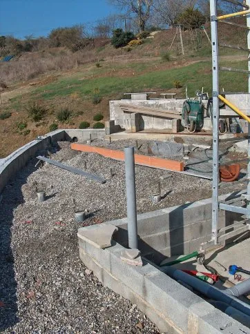 La proue avec la cuve de récupération d’eau