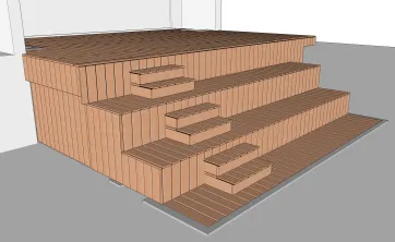 Vue des bandeaux de finition 1