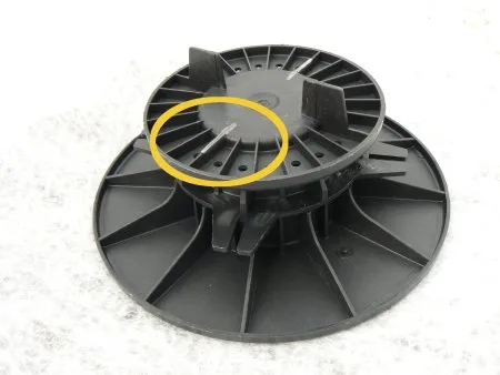 Les plots en plastique réglables