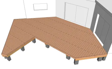 Vue des bandeaux de finition 1