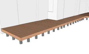 Vue des bandeaux de finition 2