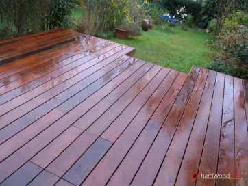 Une terrasse bien entretenue ne glisse pas