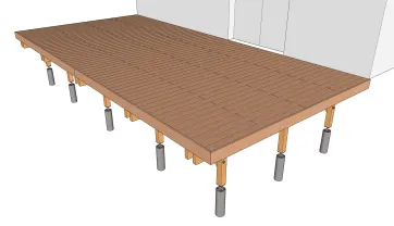Vue des bandeaux de finition 2