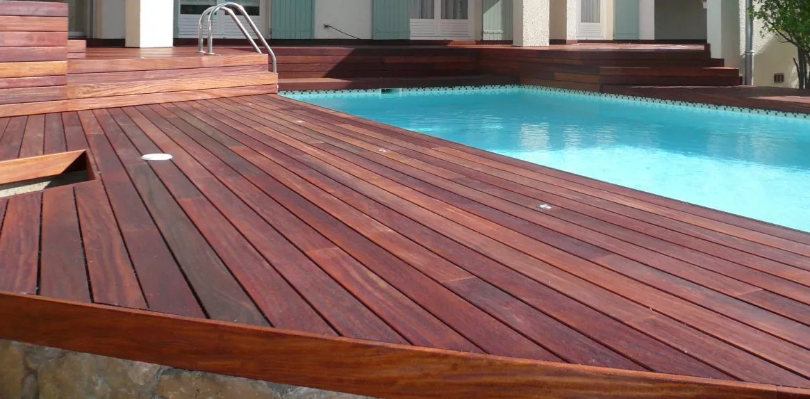 Terrasse en Padouk