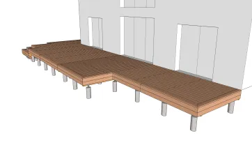Vue des bandeaux de finition 1