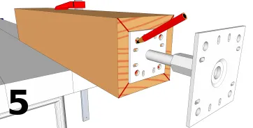 Repérage des points de fixation