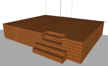 Vue en perspective avec la trappe fermée 2