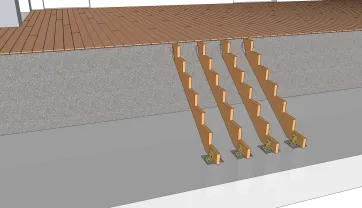 la création de l’escalier