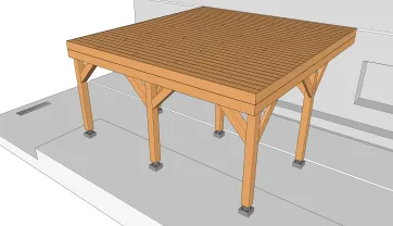 Vue des bandeaux de finition