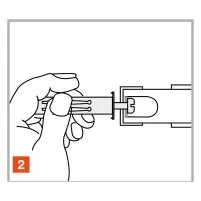 Mettre la cheville dans la pince