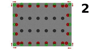 Mise en place du porte-à-faux
