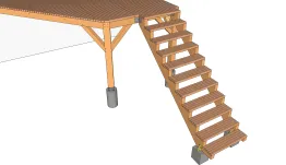 Vue de l’escalier