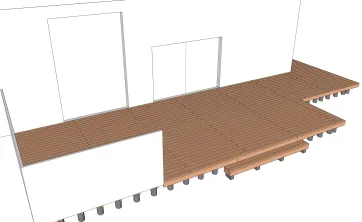 Vue des bandeaux de finition 2