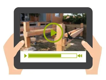 Vidéo 12 : terrasse bois YO sur poutres-porteuses et piscine bois