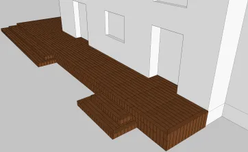 Vue des bandeaux de finition 3