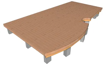 Vue des bandeaux de finition 1