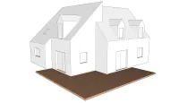 Vignette de l'article : Terrasse en bois rectangulaire sur plots réglables