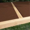 Lame XL aluminium 29mm, longueur 2m, RAL8011 structuré OXYDE DE MARS