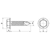 Grands sabots à ailes extérieures, gamme GSE CLASSIQUE (développé 960mm, épaisseur 4mm, profondeur 110mm) - Réf. GSE960/120/4